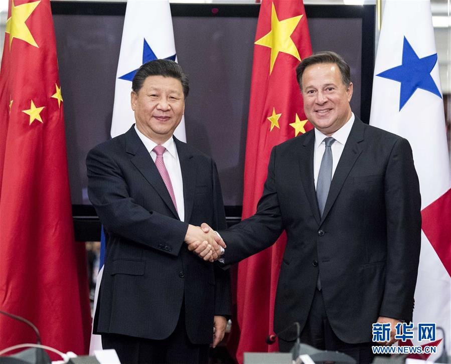 (时政)习近平同巴拿马总统巴雷拉举行会谈