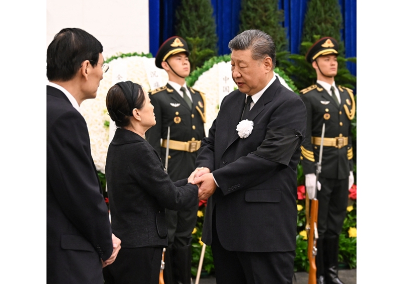 朱镕基同志遗体在京火化 习近平等到八宝山革命公墓送别